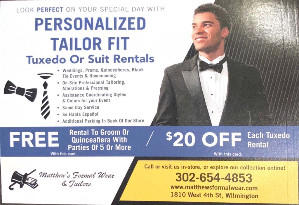 Matthews Formal Wear Winter Coupon